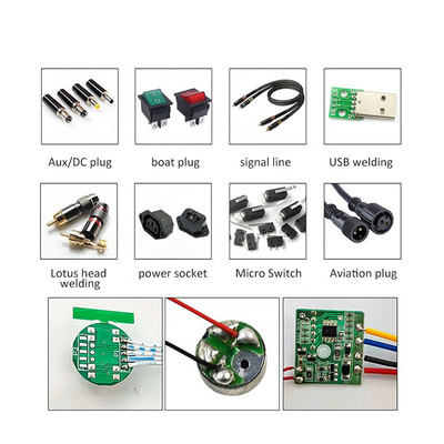 Soldadura de solda do PWB/diodo emissor de luz/robô da lata da máquina do cabo elétrico do conector de USB