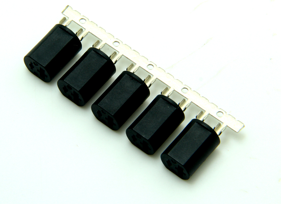 5.5*2.5 Forquilho de regulação com anel de borracha, conector de corrente contínua, conector de corrente contínua sem soldagem
