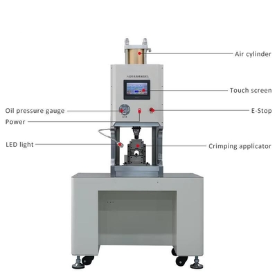 Máquina de Crimping de 20 toneladas de perfis hexagonais de vidros de cobre de 10 a 120 mm quadrados Equipamento de fabricação de cabos terminais