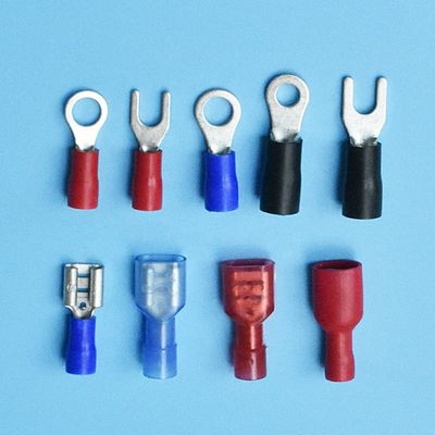 FASTON 187 Tyco TE Connectivity Amp 61758-2 Quick Disconnects Receptacle 20 16 AWG Straight Brass Auto Connector