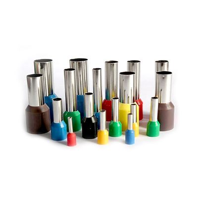 Manufacturer China 70mm Insulated Sleeve Copper I Lugs Twin Wire Type Crimping Cord End Bootlace Ferrules Terminal