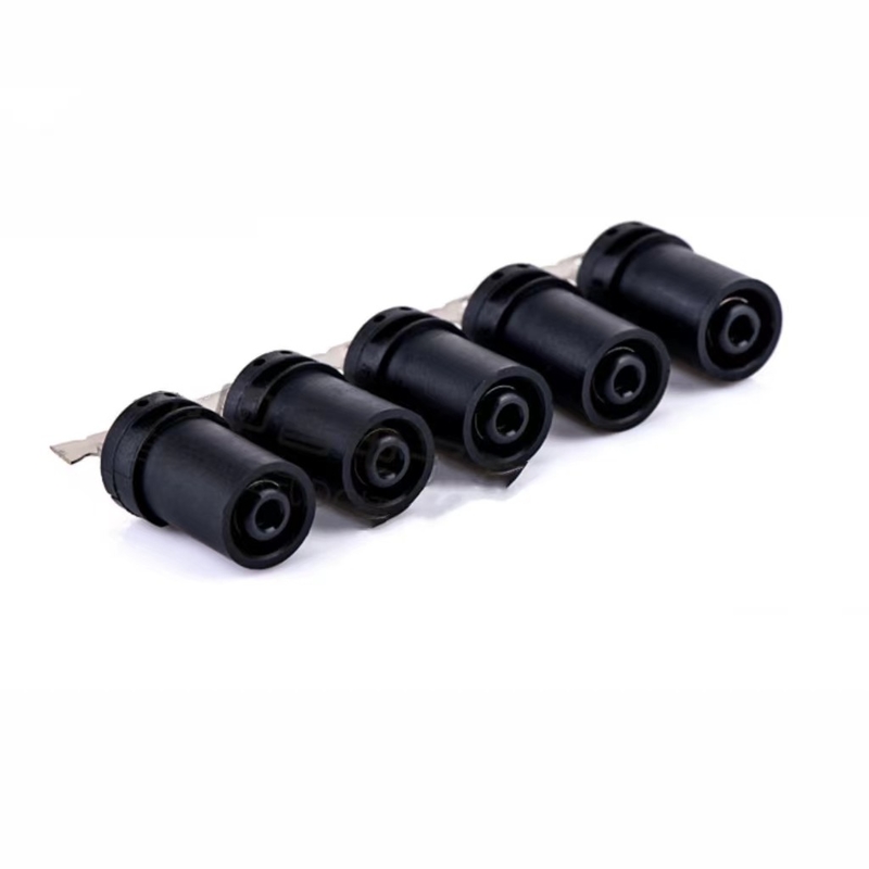 5.5*2.5 Forquilho de regulação com anel de borracha, conector de corrente contínua, conector de corrente contínua sem soldagem