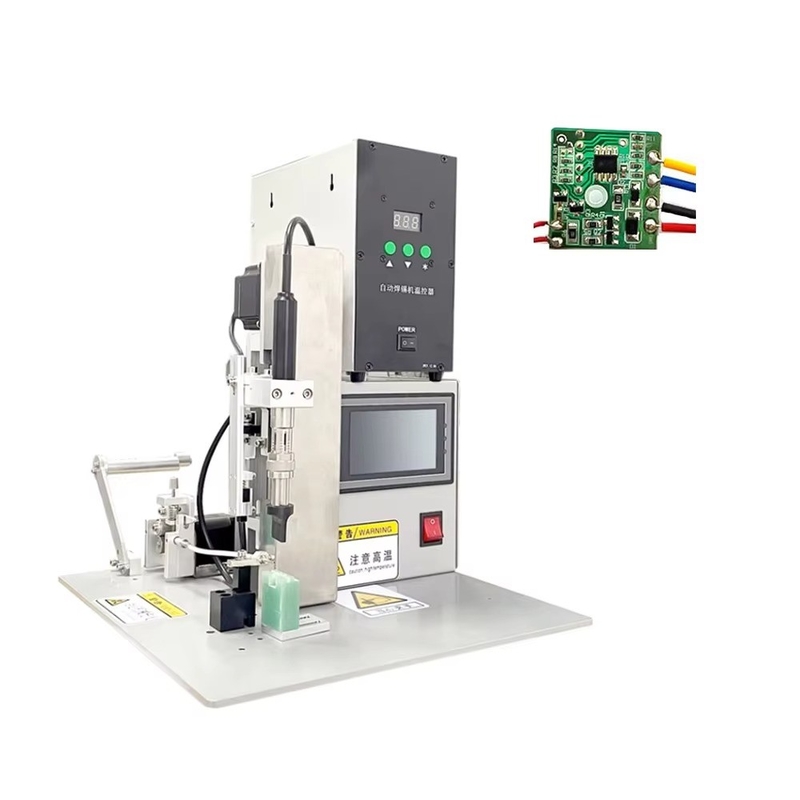 Máquina de soldadura de fio elétrico multifuncional com pin de fone de ouvido Soldadura de placa de PCB alta e baixa para fabricação de cabos