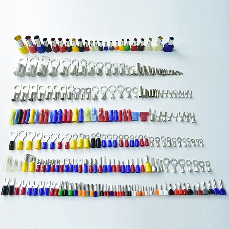 Fabricação na China Terminais EN16-12 Conectores de topo não isolados Terminais de anel de cabo de cobre e terminais de pá