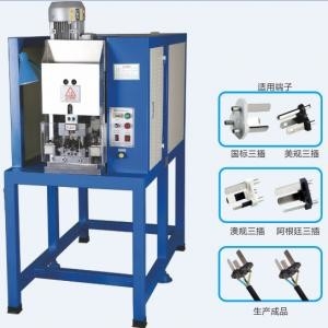 Cabo liso de 3 Pin Plug Insert Crimping Power que faz a máquina 1000pcs/hour