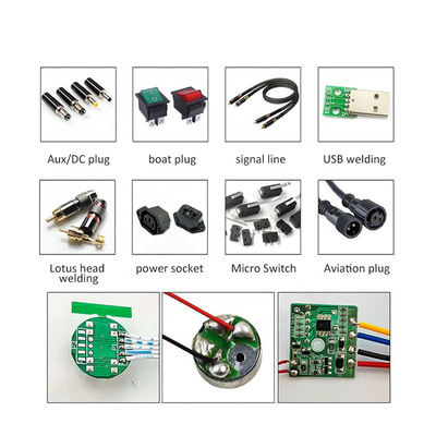 Soldadura de solda do PWB/diodo emissor de luz/robô da lata da máquina do cabo elétrico do conector de USB