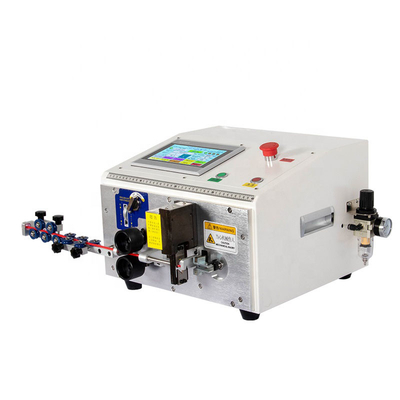 Máquina automática de corte de cabo de computador, descascador, dobra de fio 2D