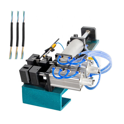 Máquina pneumática de decapagem de fio de borracha CX-416, máquina de descasque de fio de cabo
