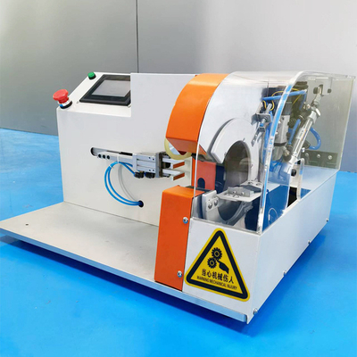 Máquina e enrolamento de envolvimento revestida com borracha semi automática da tela CX-303/fita