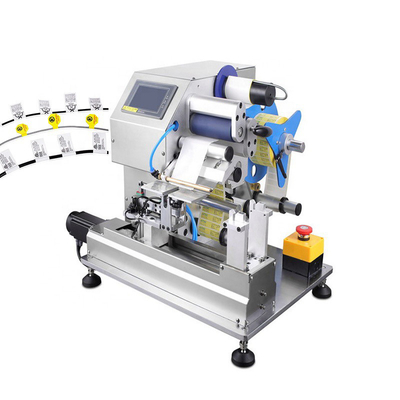 Cable Wire OD 4-10mm Automático Desktop Cable Labeler Máquina de Dobragem de Rótulos